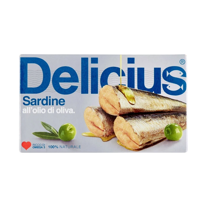 Delicius Sardine all'olio di oliva 120 g