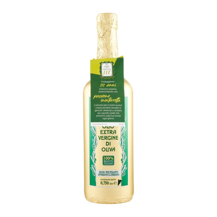 Raineri Olio Extra Vergine di Oliva Non Filtrato Ottenuto a Freddo 0,750 Litro