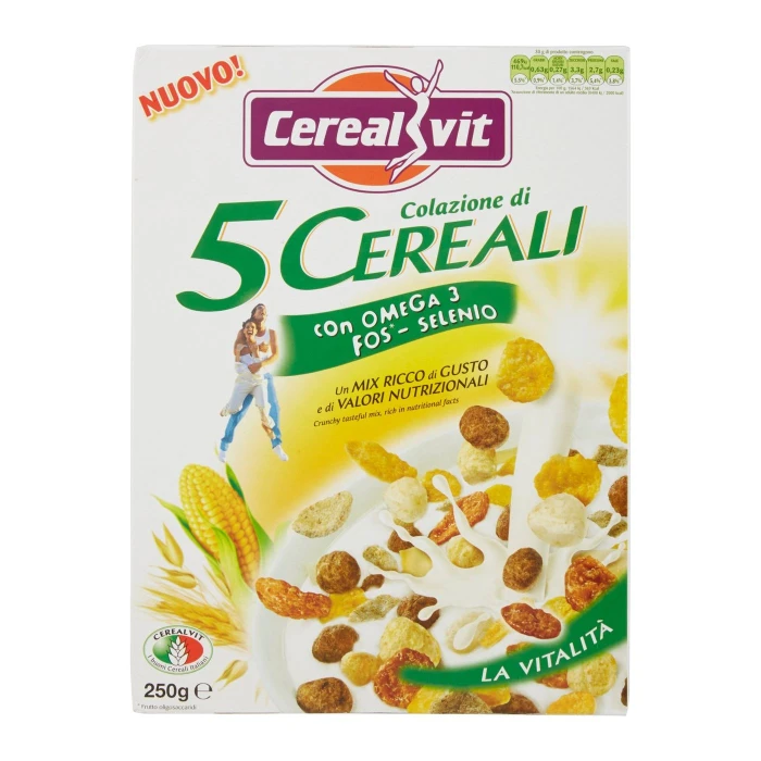 Cerealvit Colazione di 5 Cereali 250 g
