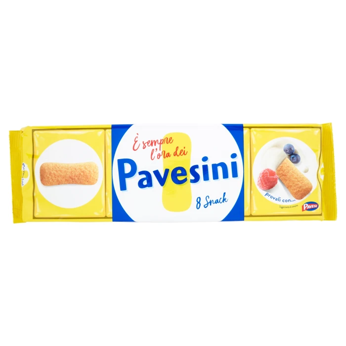 Pavesi Pavesini Classici Snack Goloso Biscotti Leggeri per Colazione Tiramisù 200g
