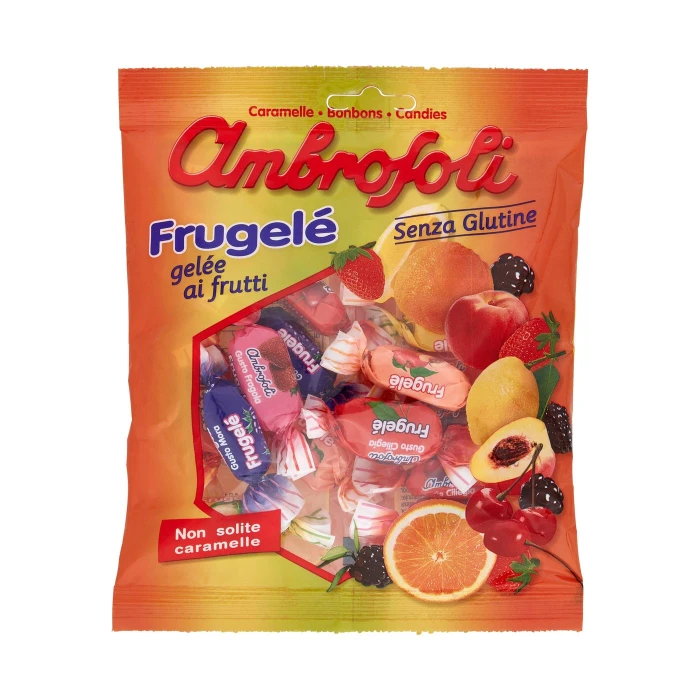 Ambrosoli Caramelle Frugelé gelée ai frutti 130 g