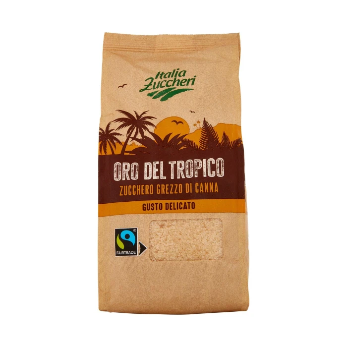 Italia Zuccheri Oro del Tropico Zucchero Grezzo di Canna 1 kg