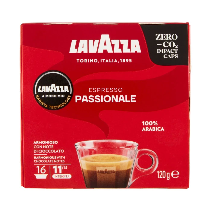 Lavazza A Modo Mio Espresso Passionale 16 Capsule 120 g