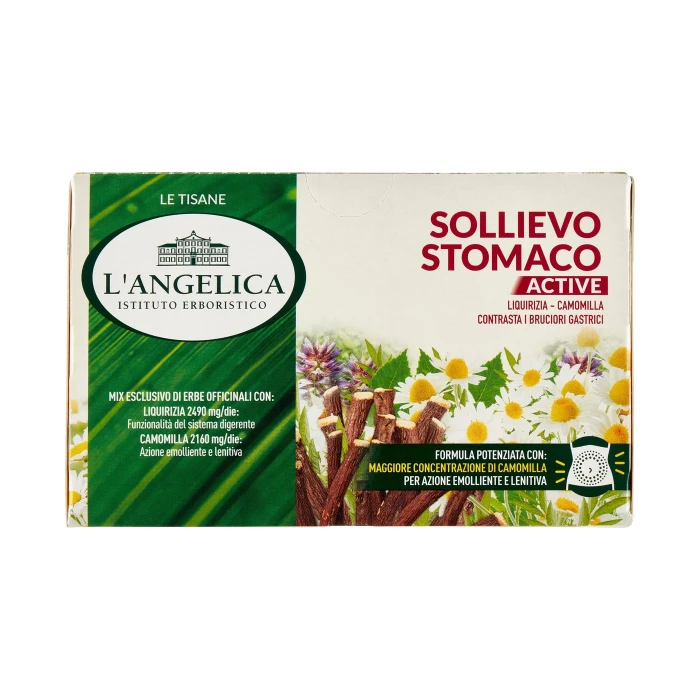 L'Angelica Le Tisane Sollievo Stomaco Active 18 Filtri 27,9 g