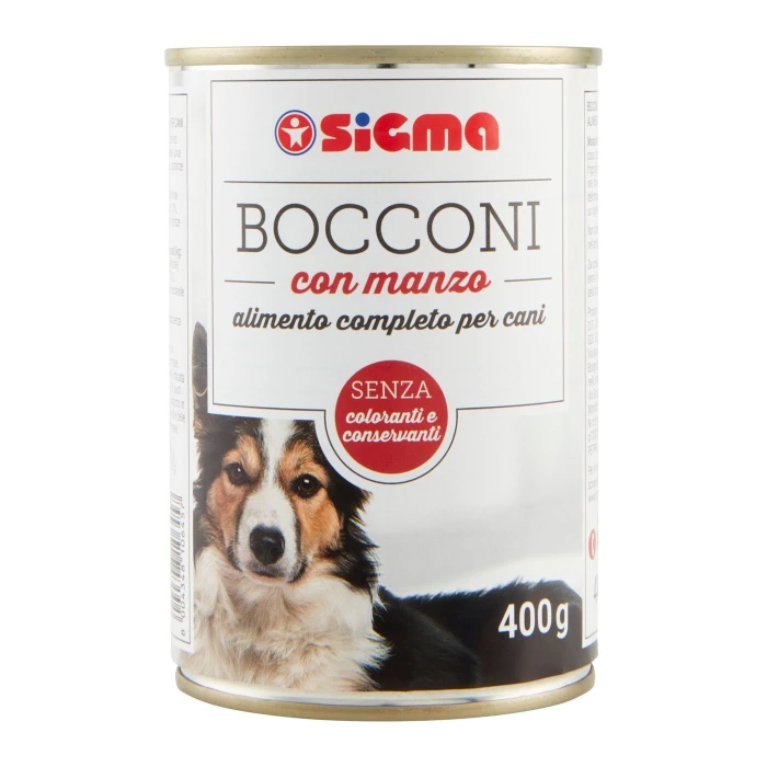 Sigma Bocconi con manzo 400 g