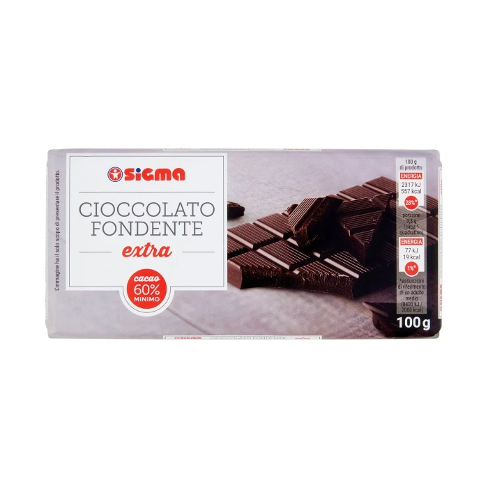 Sigma Cioccolato Fondente extra 100 g