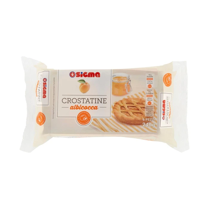 Sigma Crostatine albicocca 6 x 40 g