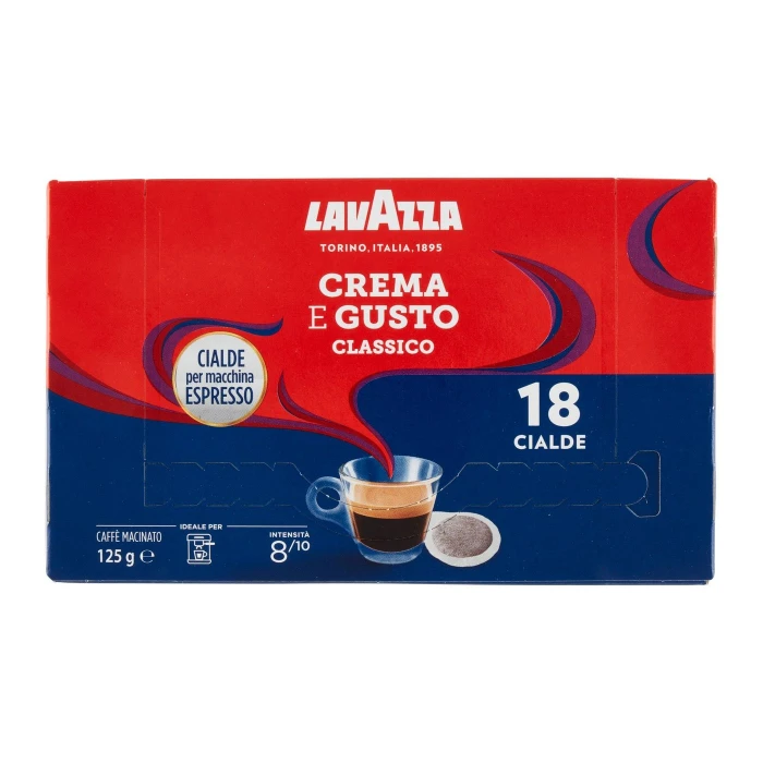 Lavazza Crema e Gusto Classico 18 Cialde 125 g