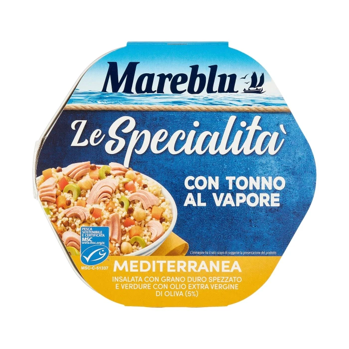 Mareblu Le Specialità con Tonno al Vapore Mediterranea 220 g