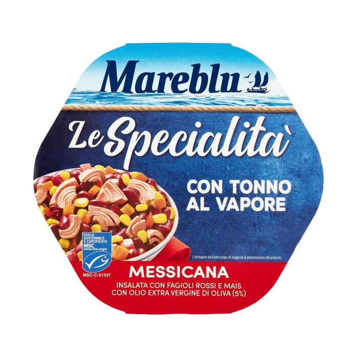Mareblu Le Specialità con Tonno al Vapore Messicana 220 g