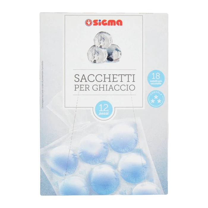 Sigma Sacchetti per Ghiaccio 12 pz