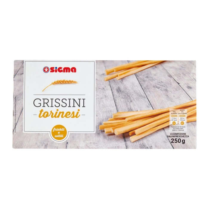 Sigma Grissini torinesi 4 x 62,5 g