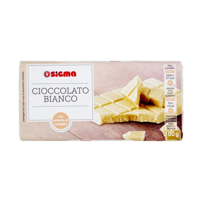 Sigma Cioccolato Bianco 100 g