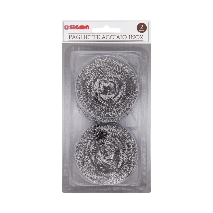 Sigma Pagliette Acciaio Inox 2 pz