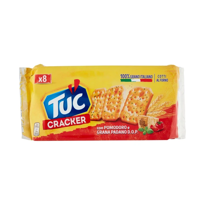 Tuc Cracker con Pomodoro e Grana Padano cotto al forno - 250 g