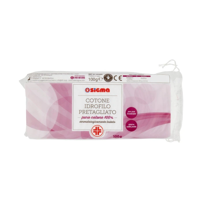 Sigma Cotone Idrofilo Pretagliato 100 g