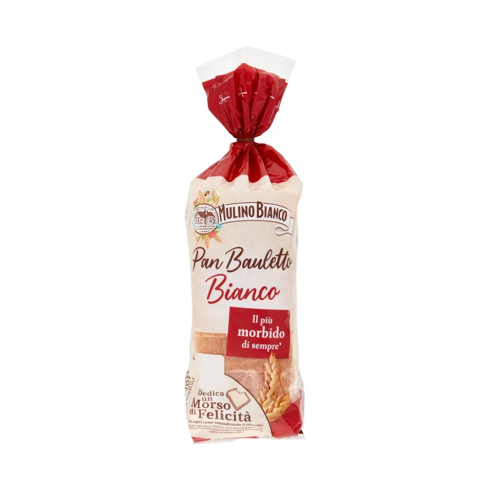 Mulino Bianco Pan Bauletto Bianco Pane Ideale per Panini 400g
