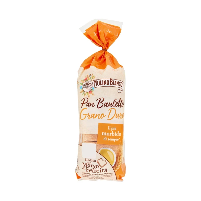 Mulino Bianco Pan Bauletto Grano Duro Pane Ideale per Panini 400g