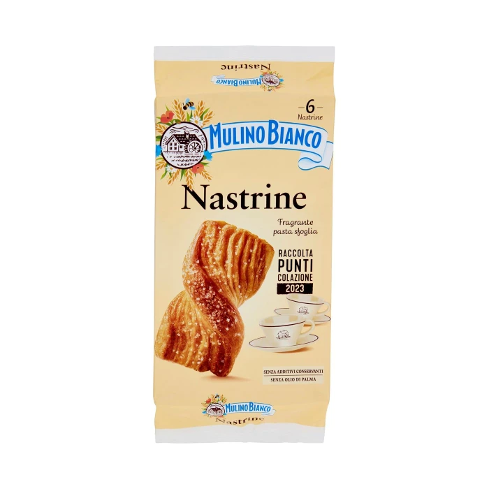 Mulino Bianco Nastrine Merenda Senza Additivi Conservanti 6 pezzi 240g