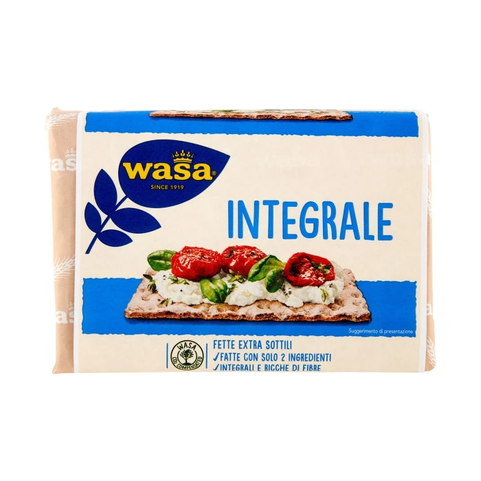 Wasa Integrale Cracker con Solo Due Ingredienti 270g