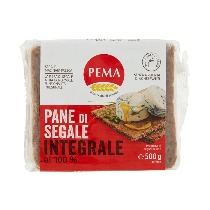 Pema Pane di Segale Integrale 500 g