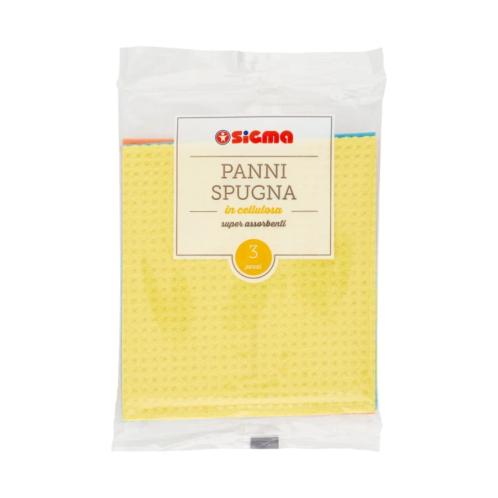 Sigma Panni Spugna in cellulosa 3 pz