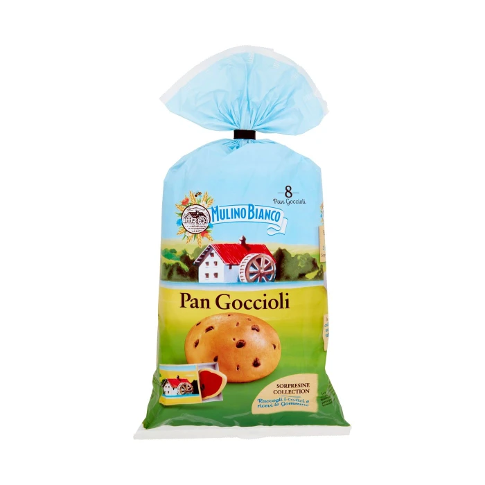 Mulino Bianco Pan Goccioli Merenda senza Additivi Conservanti 8 pezzi 336g