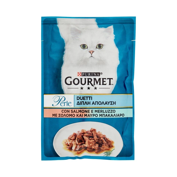PURINA GOURMET Perle Duetti con Salmone e Merluzzo 85 g