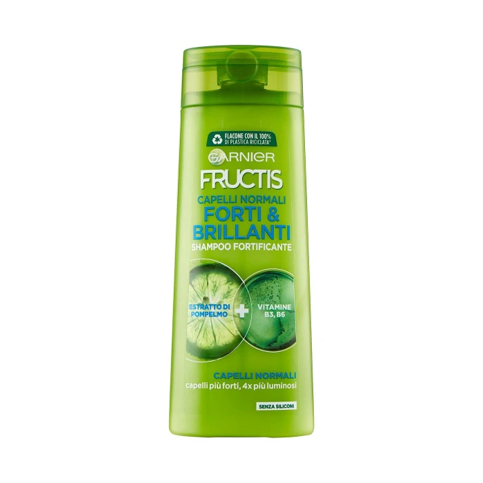 Garnier Shampoo Fructis Capelli Normali, Capelli Forti e Brillanti, 250 ml