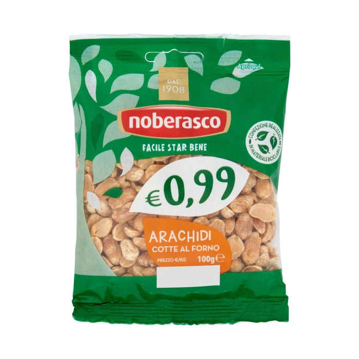 noberasco € 0,99 Arachidi Cotte al Forno 100 g