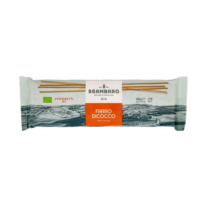Sgambaro Bio Farro Dicocco Spaghetti N° 5 500 g