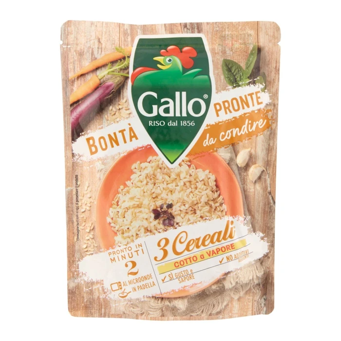 Gallo Bontà Pronte da condire 3 Cereali 250 g