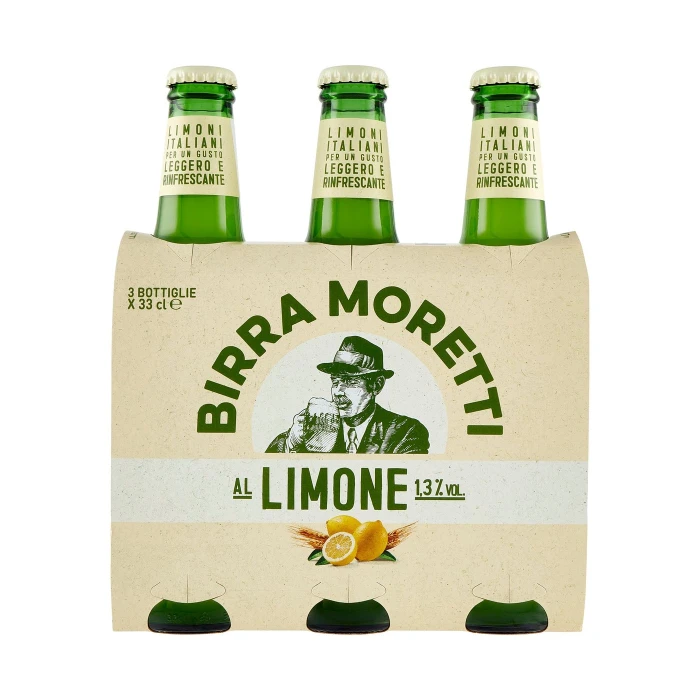 Birra Moretti al Limone 3 x 33 cl