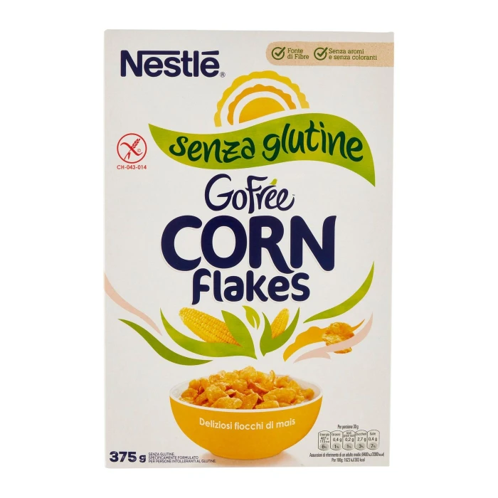 GO FREE Corn Flakes Fiocchi di mais senza glutine 375 g