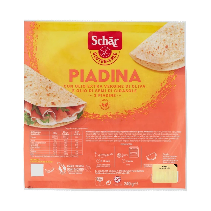 Schär Piadina 3 x 80 g