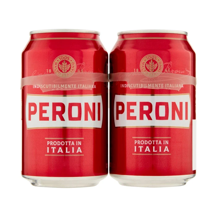 Peroni Birra lattina 33 cl x 2