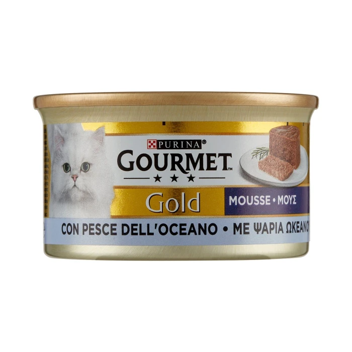 PURINA GOURMET Gold Mousse con Pesce dell'Oceano 85 g