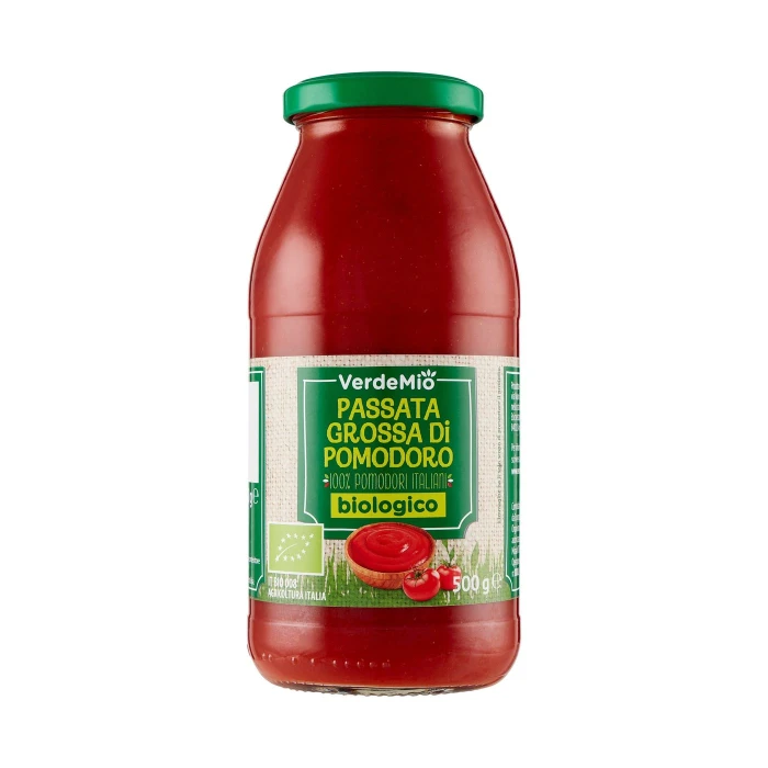 VerdeMio Passata Grossa di Pomodoro biologico 500 g