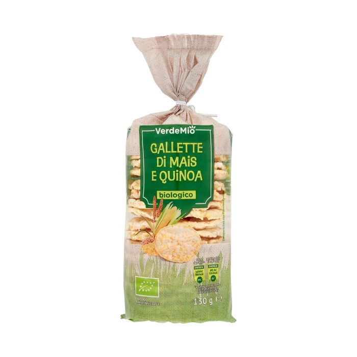 VerdeMio Gallette di Mais e Quinoa biologico 130 g
