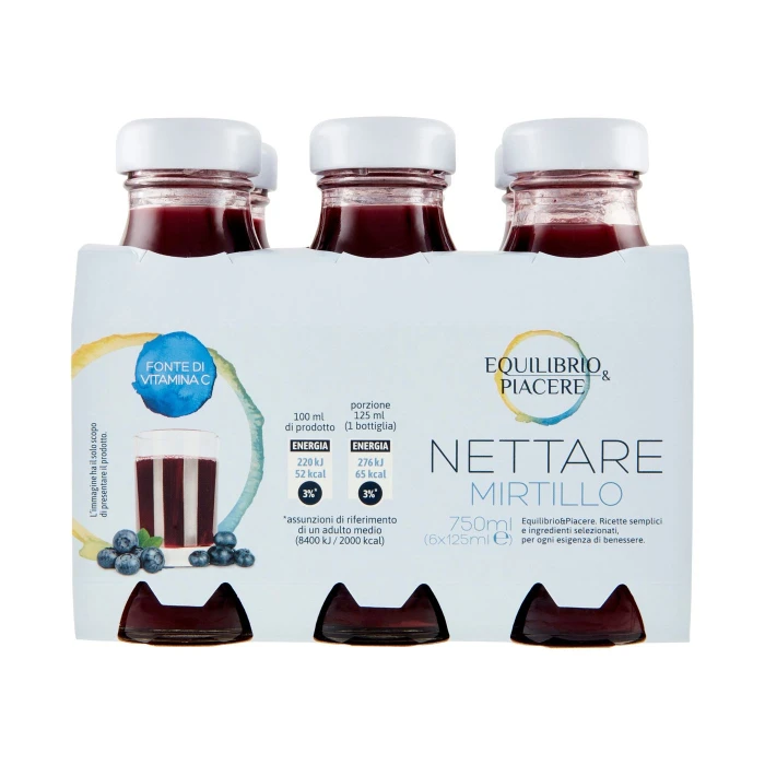 Equilibrio & Piacere Nettare Mirtillo 6 x 125 ml