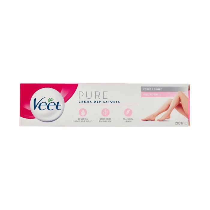 Veet Crema Depilatoria Silk e Fresh Technology Pelli Normali, 200ml