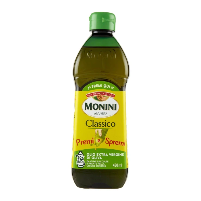 Monini Classico Premi e Spremi Olio Extra Vergine di Oliva 450 ml