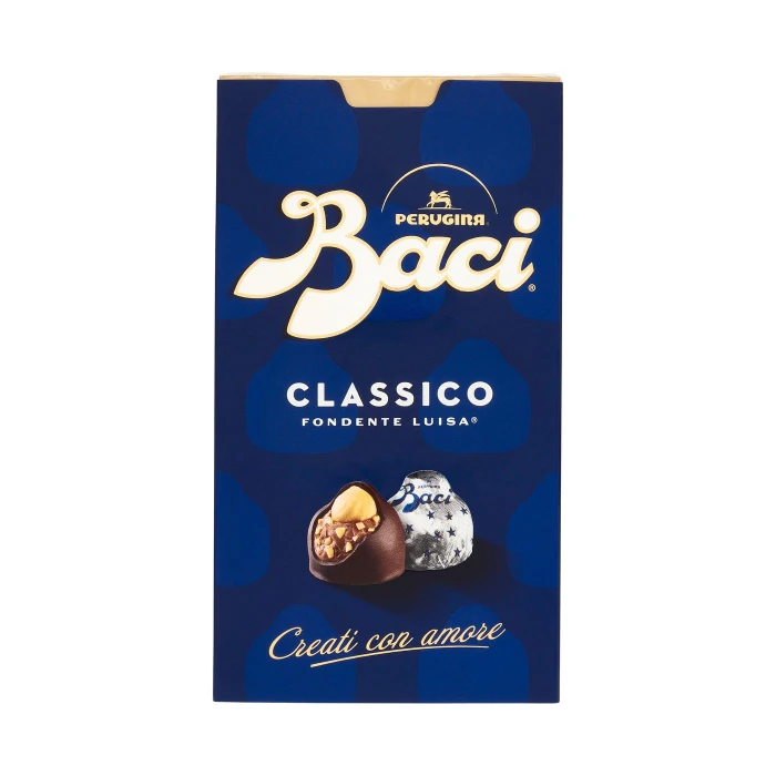 BACI PERUGINA Cioccolatini Fondenti ripieni al Gianduia Scatola 200g