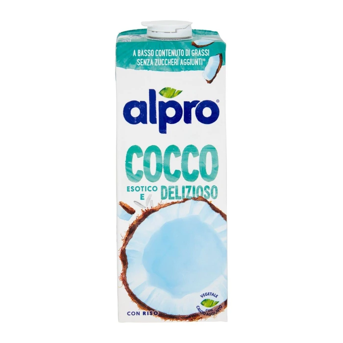 ALPRO Cocco Classico, Bevanda al Cocco 100% vegetale con vitamine B2, B12 e D, 1 L