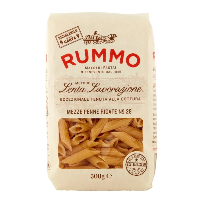 Rummo Mezze Penne Rigate N° 28 500 g