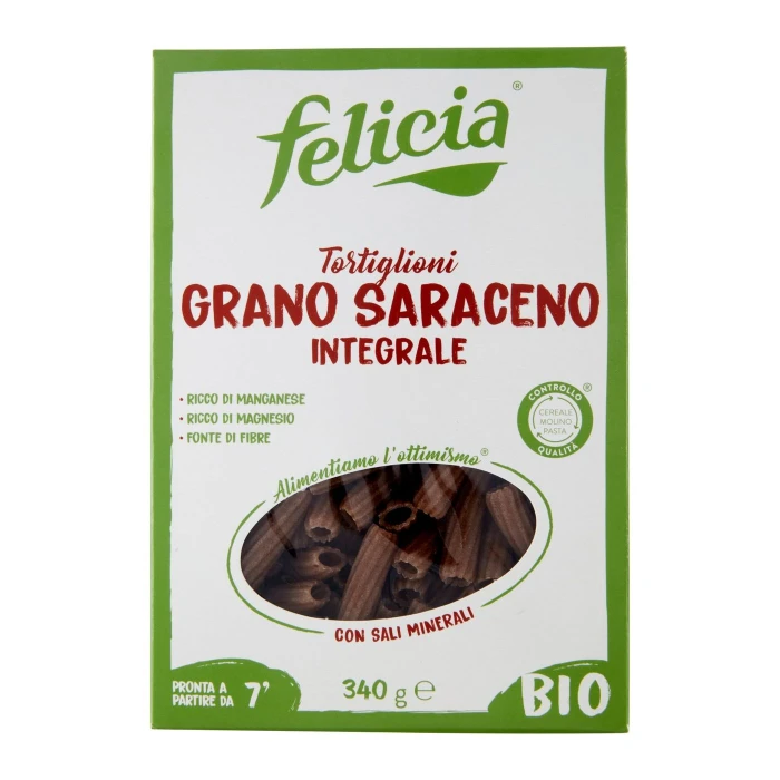 felicia Tortiglioni Grano Saraceno Integrale Bio 340 g