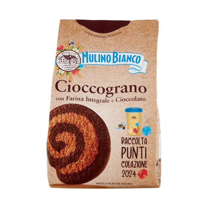 Mulino Bianco Cioccograno Biscotti con Farina Integrale e Cioccolato 330g