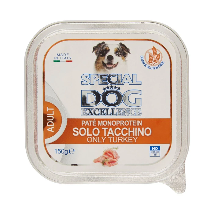 Special Dog Excellence Adult Patè Monoprotein Solo Tacchino 150 g
