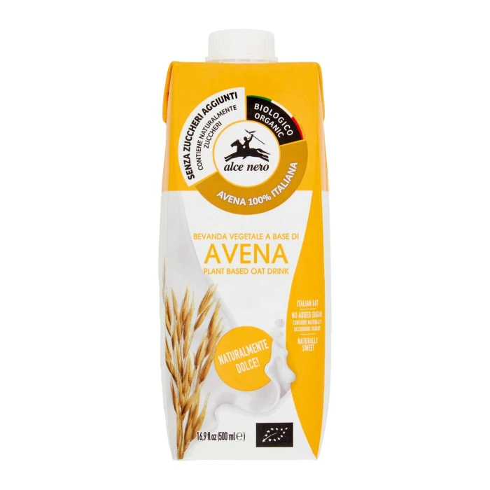 alce nero Bevanda Vegetale a Base di Avena 500 ml