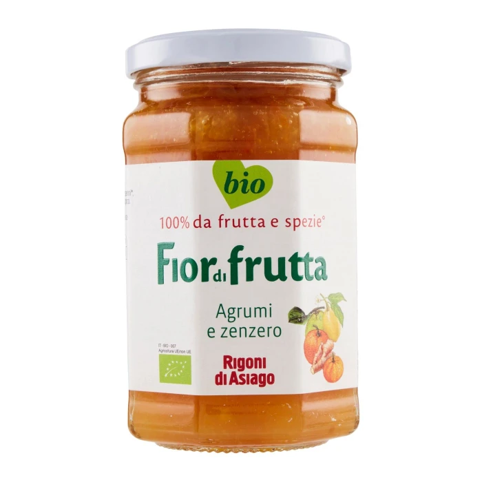 Rigoni di Asiago Fiordifrutta Agrumi e zenzero bio 340 g